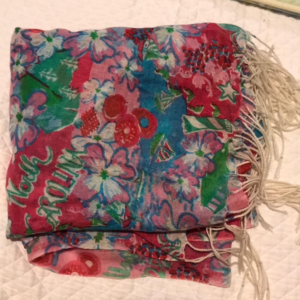 lilly pulitzer NC print scarf